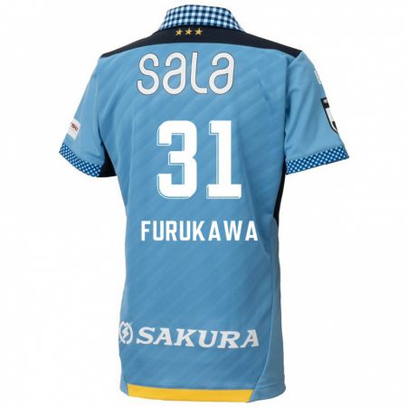 Kandiny Hombre Camiseta Yosuke Furukawa #31 Azul Negro 1ª Equipación 2024/25 La Camisa Chile