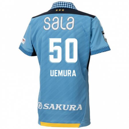 Kandiny Hombre Camiseta Hiroto Uemura #50 Azul Negro 1ª Equipación 2024/25 La Camisa Chile