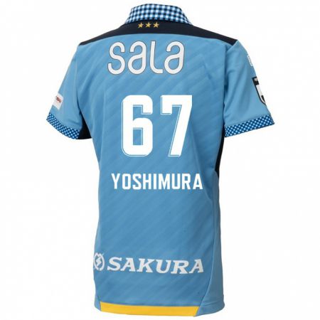 Kandiny Hombre Camiseta Ryusei Yoshimura #67 Azul Negro 1ª Equipación 2024/25 La Camisa Chile