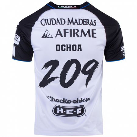 Kandiny Hombre Camiseta José Ochoa #209 Azul Negro 1ª Equipación 2024/25 La Camisa Chile