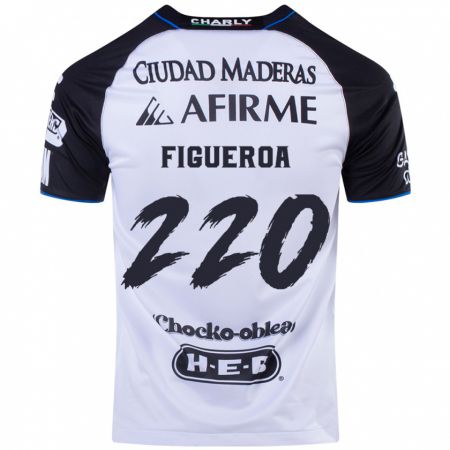 Kandiny Hombre Camiseta Christopher Figueroa #220 Azul Negro 1ª Equipación 2024/25 La Camisa Chile