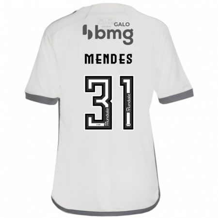 Kandiny Hombre Camiseta Matheus Mendes #31 Blanquecino 2ª Equipación 2024/25 La Camisa Chile