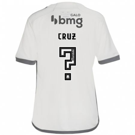 Kandiny Hombre Camiseta Dudu Cruz #0 Blanquecino 2ª Equipación 2024/25 La Camisa Chile