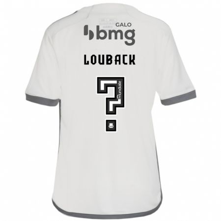 Kandiny Hombre Camiseta Lucas Louback #0 Blanquecino 2ª Equipación 2024/25 La Camisa Chile