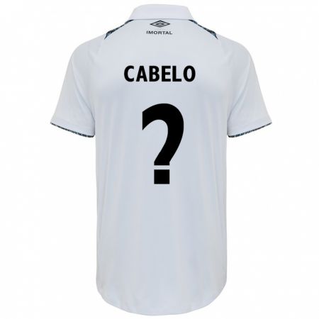 Kandiny Hombre Camiseta Cabelo #0 Blanco Azul 2ª Equipación 2024/25 La Camisa Chile