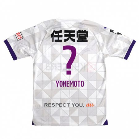 Kandiny Hombre Camiseta Takuji Yonemoto #0 Blanco Morado 2ª Equipación 2024/25 La Camisa Chile