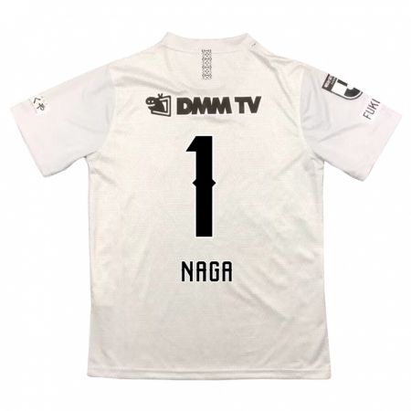 Kandiny Hombre Camiseta Takumi Nagaishi #1 Gris Negro 2ª Equipación 2024/25 La Camisa Chile