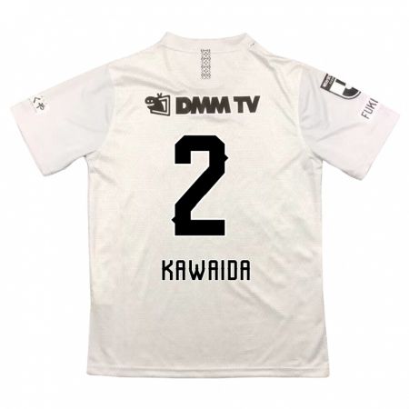 Kandiny Hombre Camiseta Ryoya Kawaida #2 Gris Negro 2ª Equipación 2024/25 La Camisa Chile