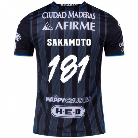 Kandiny Hombre Camiseta Stellan Sakamoto #181 Blanco Negro 2ª Equipación 2024/25 La Camisa Chile