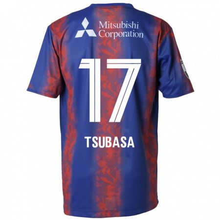 Kandiny Mujer Camiseta Tsubasa Terayama #17 Azul Rojo 1ª Equipación 2024/25 La Camisa Chile