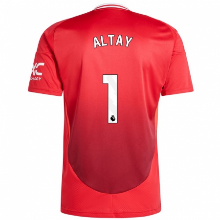 Kandiny Niño Camiseta Altay Bayındır #1 Rojo Brillante 1ª Equipación 2024/25 La Camisa Chile