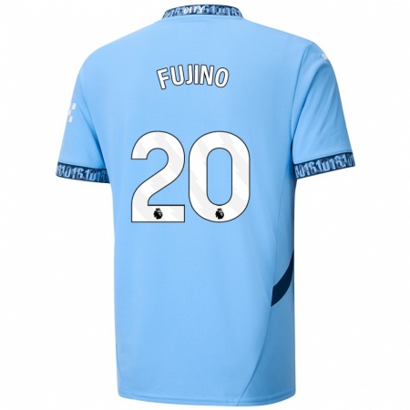 Kandiny Niño Camiseta Aoba Fujino #20 Azul Marino 1ª Equipación 2024/25 La Camisa Chile