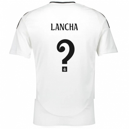 Kandiny Niño Camiseta Yeray Lancha #0 Blanco 1ª Equipación 2024/25 La Camisa Chile