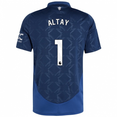 Kandiny Niño Camiseta Altay Bayındır #1 Índigo 2ª Equipación 2024/25 La Camisa Chile