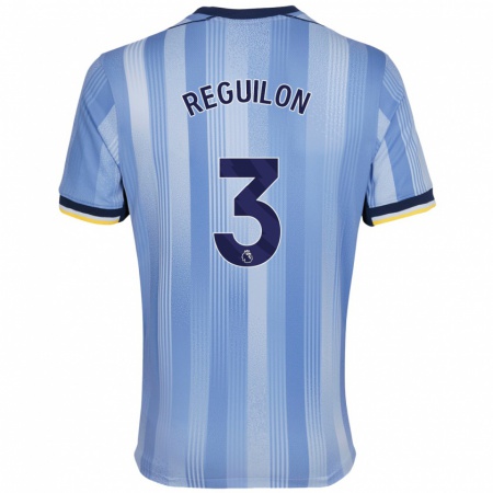 Kandiny Niño Camiseta Sergio Reguilón #3 Azul Claro 2ª Equipación 2024/25 La Camisa Chile