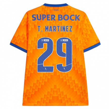 Kandiny Niño Camiseta Toni Martínez #29 Naranja 2ª Equipación 2024/25 La Camisa Chile