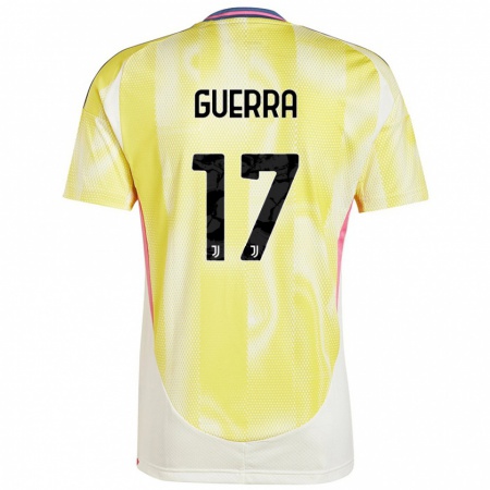 Kandiny Niño Camiseta Simone Guerra #17 Amarillo Solar 2ª Equipación 2024/25 La Camisa Chile