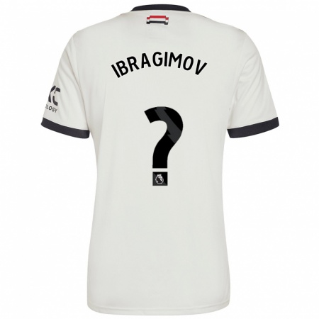 Kandiny Niño Camiseta Amir Ibragimov #0 Blanquecino Equipación Tercera 2024/25 La Camisa Chile