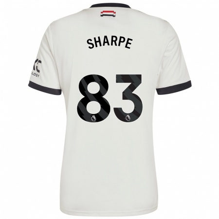 Kandiny Niño Camiseta Malachi Sharpe #83 Blanquecino Equipación Tercera 2024/25 La Camisa Chile