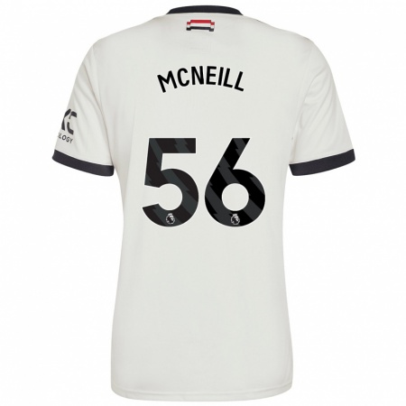 Kandiny Niño Camiseta Charlie Mcneill #56 Blanquecino Equipación Tercera 2024/25 La Camisa Chile