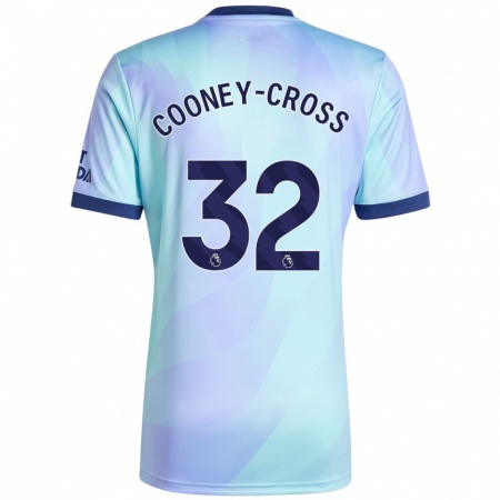 Kandiny Niño Camiseta Kyra Cooney-Cross #32 Agua Equipación Tercera 2024/25 La Camisa Chile