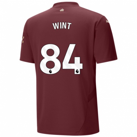 Kandiny Niño Camiseta Jack Wint #84 Granate Equipación Tercera 2024/25 La Camisa Chile