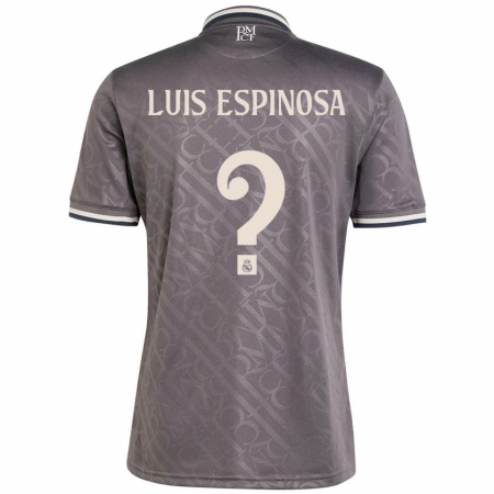 Kandiny Niño Camiseta José Luis Espinosa #0 Carbón Equipación Tercera 2024/25 La Camisa Chile