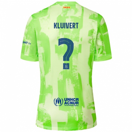 Kandiny Niño Camiseta Shane Kluivert #0 Lima Equipación Tercera 2024/25 La Camisa Chile