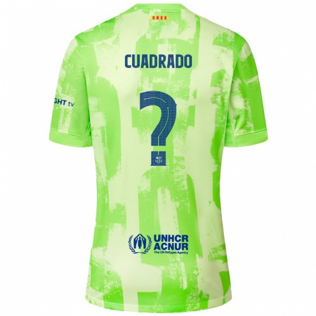 Kandiny Niño Camiseta Adrián Cuadrado #0 Lima Equipación Tercera 2024/25 La Camisa Chile