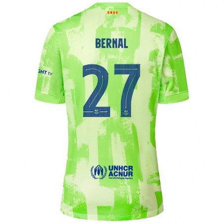 Kandiny Niño Camiseta Marc Bernal #27 Lima Equipación Tercera 2024/25 La Camisa Chile