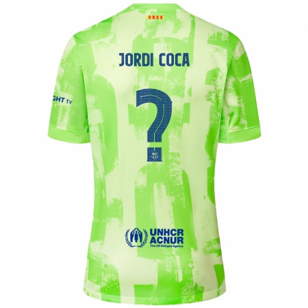 Kandiny Niño Camiseta Jordi Coca #0 Lima Equipación Tercera 2024/25 La Camisa Chile