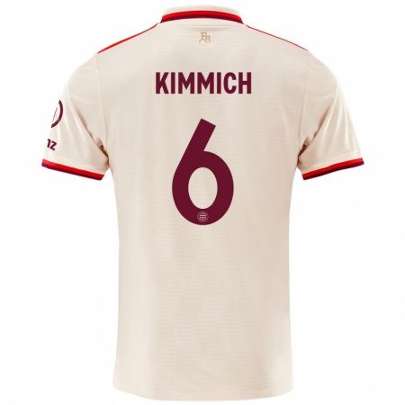 Kandiny Niño Camiseta Joshua Kimmich #6 Lino Equipación Tercera 2024/25 La Camisa Chile