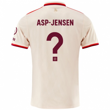 Kandiny Niño Camiseta Jonathan Asp-Jensen #0 Lino Equipación Tercera 2024/25 La Camisa Chile