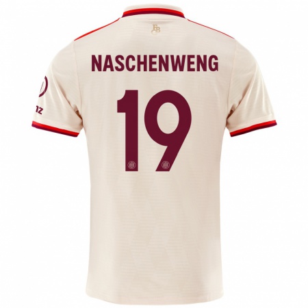 Kandiny Niño Camiseta Katharina Naschenweng #19 Lino Equipación Tercera 2024/25 La Camisa Chile