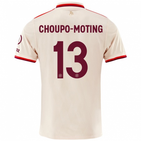 Kandiny Niño Camiseta Eric Maxim Choupo-Moting #13 Lino Equipación Tercera 2024/25 La Camisa Chile