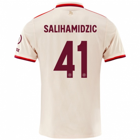 Kandiny Niño Camiseta Nick Salihamidzic #41 Lino Equipación Tercera 2024/25 La Camisa Chile