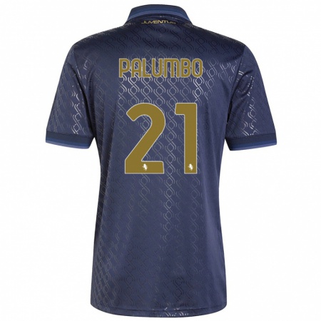 Kandiny Niño Camiseta Martin Palumbo #21 Azul Marino Equipación Tercera 2024/25 La Camisa Chile