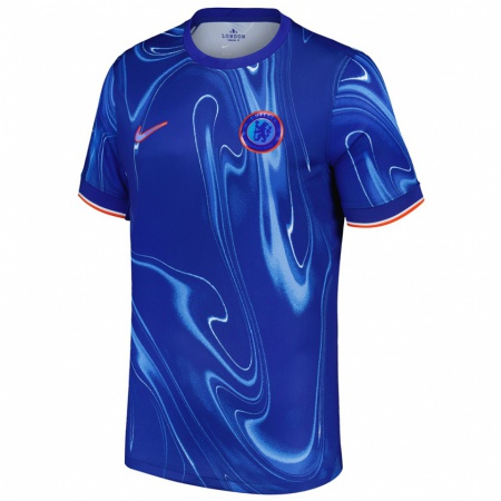 Kandiny Hombre Camiseta Millie Bright #4 Azul Blanco 1ª Equipación 2024/25 La Camisa Chile