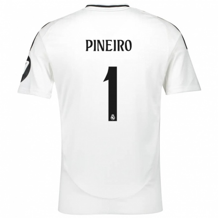 Kandiny Hombre Camiseta Diego Piñeiro #1 Blanco 1ª Equipación 2024/25 La Camisa Chile