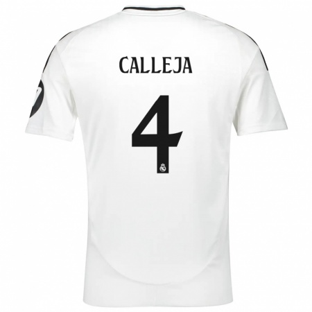 Kandiny Hombre Camiseta Jaime Calleja #4 Blanco 1ª Equipación 2024/25 La Camisa Chile