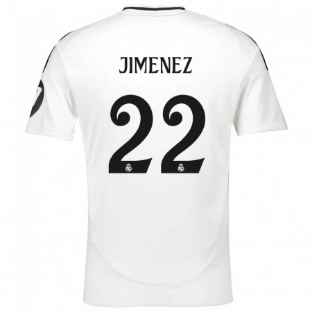 Kandiny Hombre Camiseta David Jiménez #22 Blanco 1ª Equipación 2024/25 La Camisa Chile