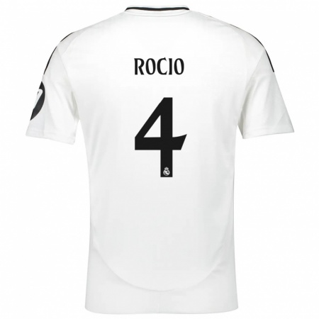 Kandiny Hombre Camiseta Rocío Gálvez #4 Blanco 1ª Equipación 2024/25 La Camisa Chile