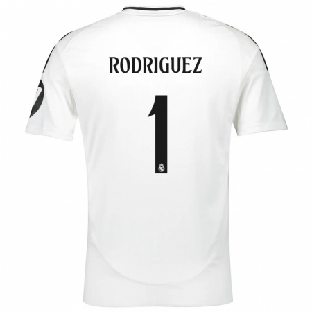 Kandiny Hombre Camiseta Misa Rodriguez #1 Blanco 1ª Equipación 2024/25 La Camisa Chile