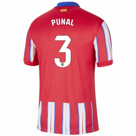 Kandiny Hombre Camiseta Aitor Punal #3 Rojo Blanco Azul 1ª Equipación 2024/25 La Camisa Chile