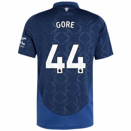 Kandiny Hombre Camiseta Daniel Gore #44 Índigo 2ª Equipación 2024/25 La Camisa Chile