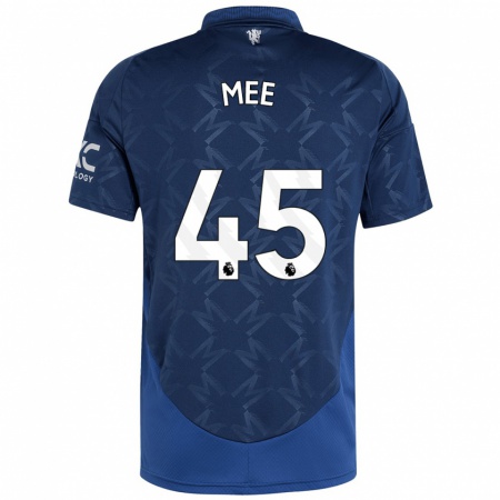 Kandiny Hombre Camiseta Dermot Mee #45 Índigo 2ª Equipación 2024/25 La Camisa Chile