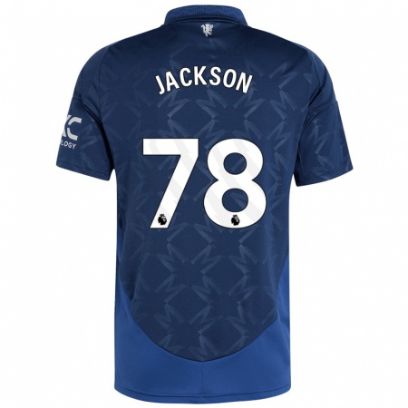 Kandiny Hombre Camiseta Louis Jackson #78 Índigo 2ª Equipación 2024/25 La Camisa Chile