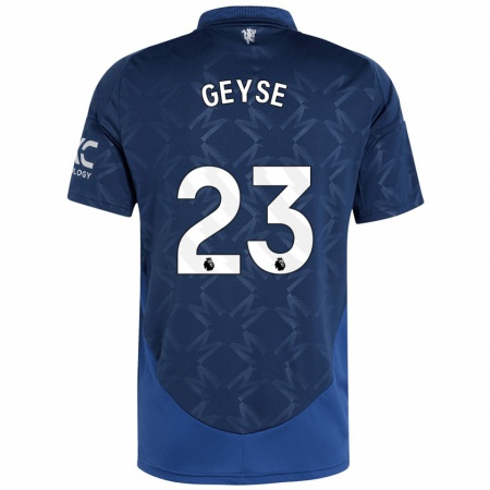 Kandiny Hombre Camiseta Geyse #23 Índigo 2ª Equipación 2024/25 La Camisa Chile