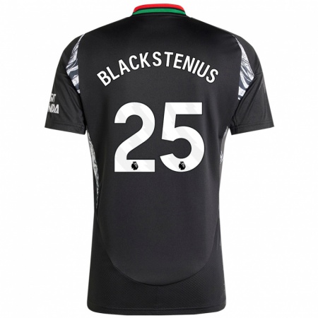 Kandiny Hombre Camiseta Stina Blackstenius #25 Negro 2ª Equipación 2024/25 La Camisa Chile