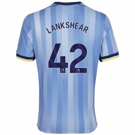 Kandiny Hombre Camiseta Will Lankshear #42 Azul Claro 2ª Equipación 2024/25 La Camisa Chile